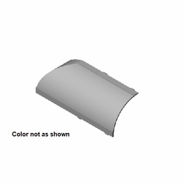 Multilink 2839884125-Cv   2-3/4 Inch  X 8 Inch  Cove Left End Cap  White Fittings For Mrm & Mrc Seri