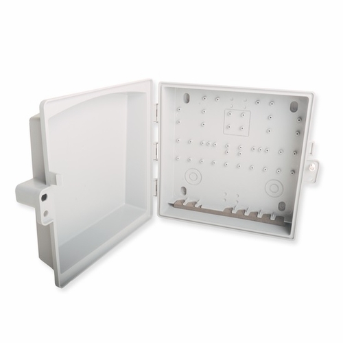 Multilink 30617KRNI-3600 Single Door Plastic Demarcation Enclosure with Locking Terminator Multimedi