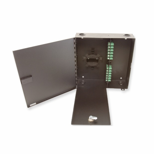 Multilink 5388 FWM-4X-LC 24 Port Enclosure Holds 4 panels-BLK Select Fiber Boxes For DOT