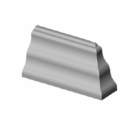 Multilink 649-053-20Mrwh15-Ec-L-Lw Left End Cap Hinged Cover Molding  Linen White Fittings For Mrm &