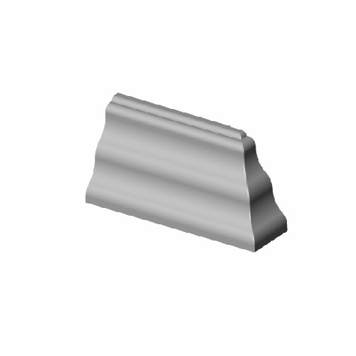 Multilink 649-053-20Mrwh15-Ec-L-Lw Left End Cap Hinged Cover Molding  Linen White Fittings For Mrm &