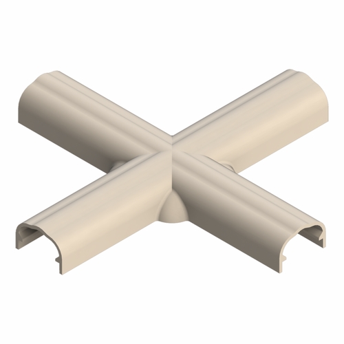 Multilink 649-227-20  4 Way Fitting Beige Micro Molding