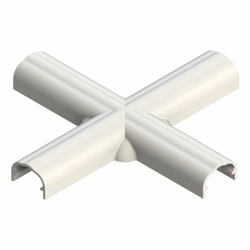 Multilink 649-227-21  4 Way Fitting  White Micro Molding