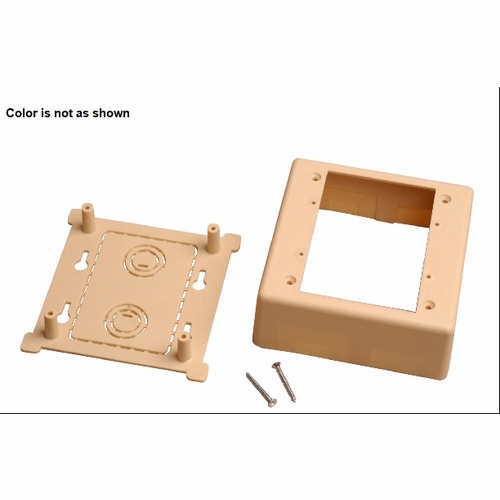 Multilink 99585Kmjb-2-Ow Double Gang Surface Mount Junction Box  Office White Surface Mount Junction