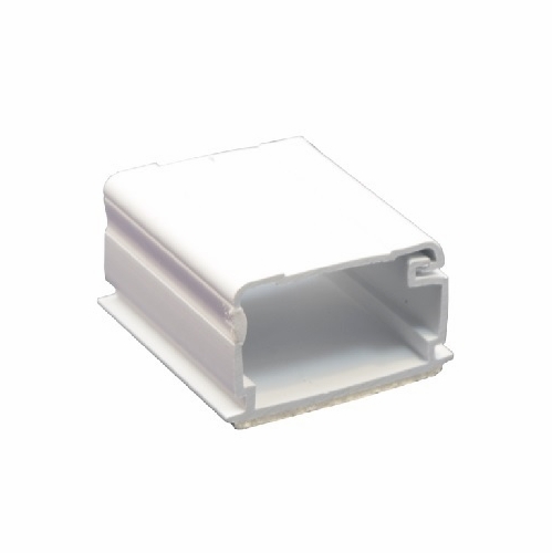Multilink 99835MRM12-W-T  1 1/4 inch  White Pre-Adhesive Backed Latch Duct Raceway    RACEWAY SOLUTI