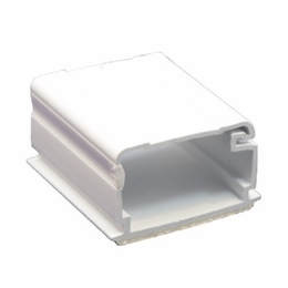 Multilink 99835Mrm12-W-T  1 1/4 Inch  White Pre-Adhesive Backed Latch Duct Raceway    Raceway Soluti