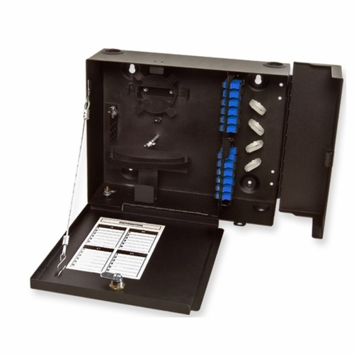 Multilink10-4462  Ff-Wm-4X F-Force Wall Mount Enclosure  Holds 4 Panels-Blk   (Black) Wall Mount Fib