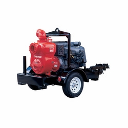 MULTIQUIP MQ600TD80-TLRB Pumps-Trash Pumps — Diesel Powered MQ-600TD80 on TRLR600B w/surge brakes &