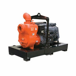 MULTIQUIP MQ600TD80-TLRP Pumps-Trash Pumps — Diesel Powered MQ-600TD80 on TRLR600B w/surge brakes &