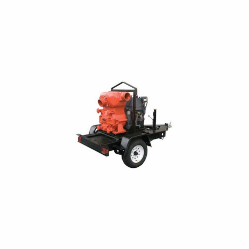 MULTIQUIP MQ62TDDTMPXF Pumps-Trash Pumps — Diesel Powered MQ-62TDD mounted on TRLR-MPXF w/28 gal. f