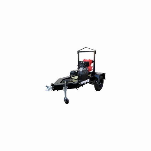 MULTIQUIP QP4TZT10P Pumps-Trash Pumps � Diesel Powered  QP4TZ mounted on TRLR10P, battery not includ