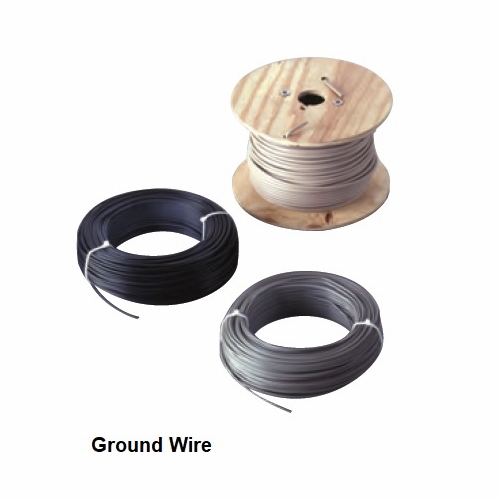number 10 GROUND WIRE BEIGE JACKET 500 FT KNOCKOUT BOX