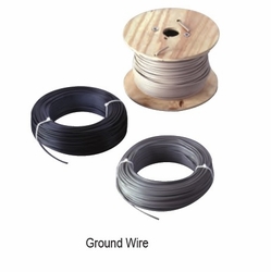 number 10 GROUND WIRE BLACK JACKET 500 FEET KNOCKOUT BOX