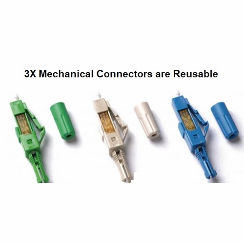 OPTIX AMERICA 3XMC-LCA-SM-09-10 3X 900um LC Single Mode APC Mechanical Connector (Ten Pack)