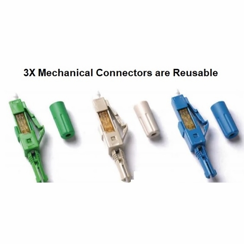 OPTIX AMERICA 3XMC-LCU-OM1-09-10 3X 900um LC Multi Mode OM1 Mechancial Connector (Ten Pack)