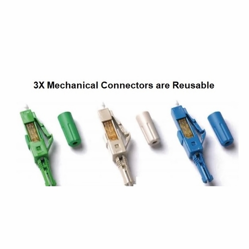 OPTIX AMERICA 3XMC-LCU-OM4-09-10 3X 900um LC Multi Mode OM4 Mechanical Connector (Ten Pack)