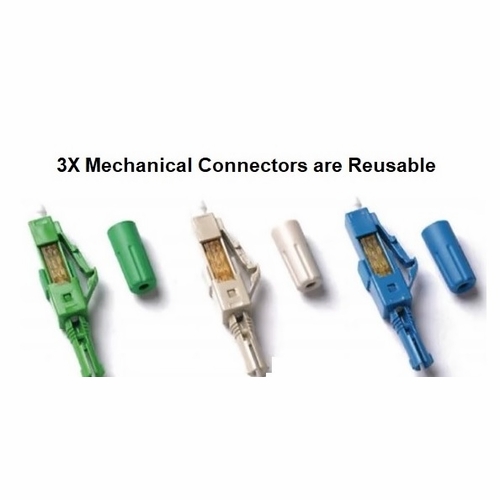 OPTIX AMERICA 3XMC-SCA-SM-09-10 3X 900um SC Single Mode APC Mechanical Connector (Ten Pack)