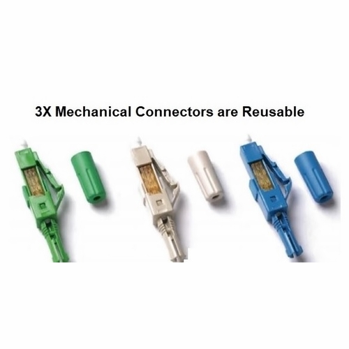 OPTIX AMERICA 3XMC-SCU-OM4-09-10 3X 900um SC Multi Mode OM4 Mechanical Connector (Ten Pack)