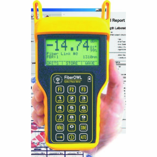 Owl Fo-4V Fiber Owl 4 Bolt Vfl Optical Power Meter With Data Storage And Vfl