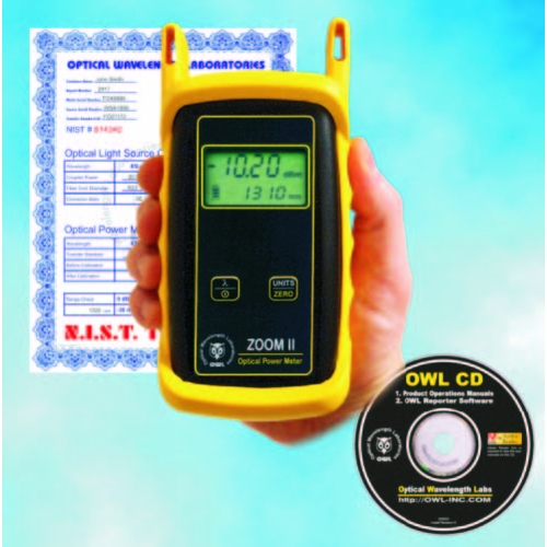 Owl Zo2V Zoom 2 Optical Power Meter W/Integrated Vfl With Data Storage