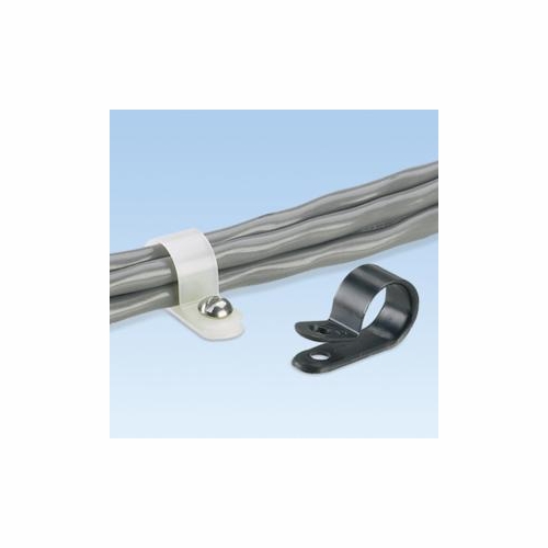 PANDUIT CCS25-S8-C FIXED DIAMETER CABLE CLAMP PK/100 NATURAL IN COLOR