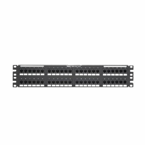 PANDUIT DP48688TGY 48-PORT PANEL 110-MOD 8W8P T568A/B CAT6 BLACK NEW