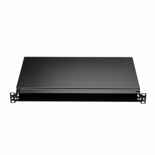 PANDUIT FMT1 OptiCom Fiber Tray, Straight, 1 RU, 4 Port, Black UPC 07498385475 NEW