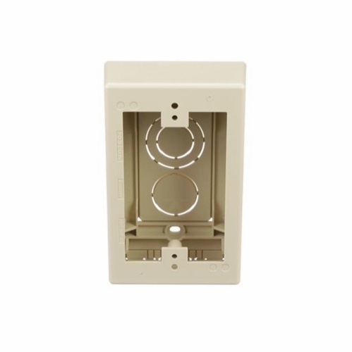 PANDUIT JBX3510EI-A Single Gang Snap Together Juntion Box, Low Voltage, Electric, Ivory 07498335392