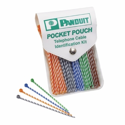 PANDUIT PP5X50F TYWRAP POCKET POUCH WITH TIES VINYL