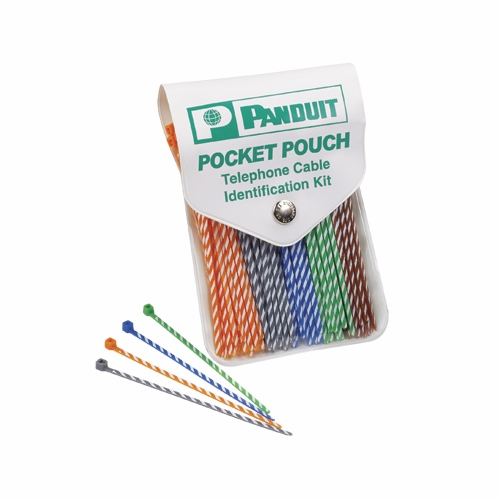 PANDUIT PP5X50F TYWRAP POCKET POUCH WITH TIES VINYL