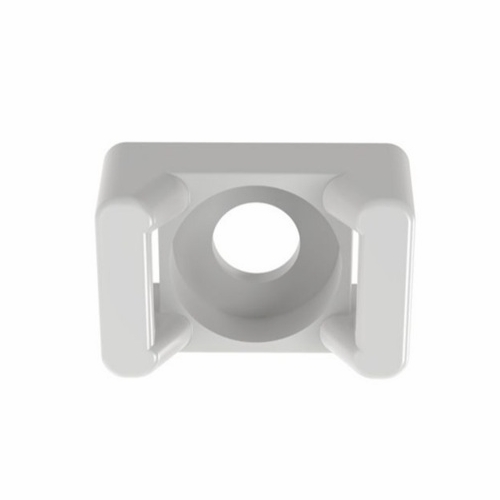 PANDUIT TM2S8-C Cable Tie Mount, Natural, PA 6.6, 0.63x0.43 inch, Number 8 Screw, PK100
