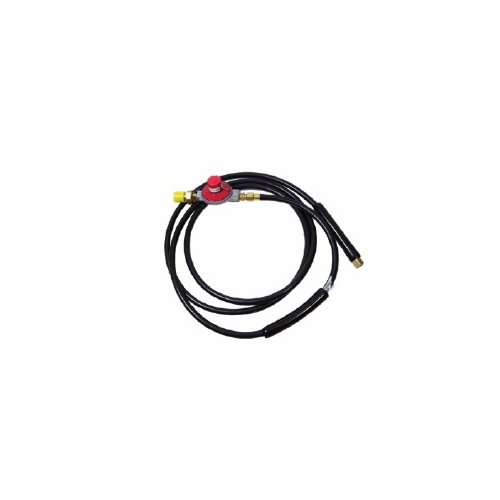 PELSUE 1590-FB-20 Regulator Assembly - LPG, with full flow POL (reg. preset to 10 PSI), w/ 20' hose