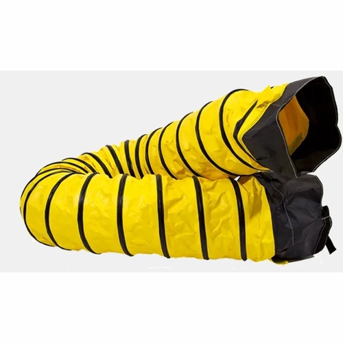 PELSUE 2006HRT HOSE 8 inches Dia. x 15 Ft.L Retractable Vent Hose, Tension Strap on one end NEW