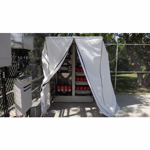 Pelsue 300687-001 Emerson Double Wide Cabinet Panels(Cabinet Tent) All White,