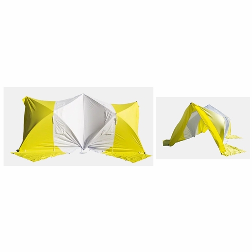 PELSUE 6408ASB Trench Tent - 8 ft W x 16 ft L x 6.6 ft H, with Case NEW