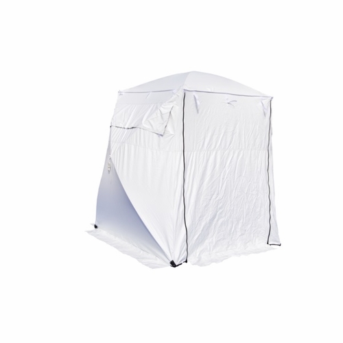 Pelsue 6506Fs Fiber Optic Splice Tent 6X6X6 Feet White White/Black Rear Wall Zipper With Case