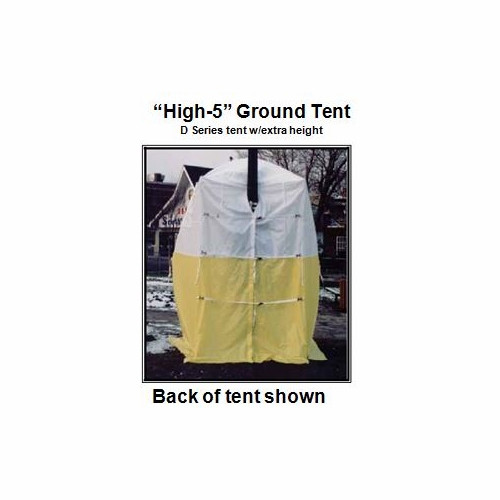 Pelsue 65089A High Rise Ground Tent, 8 X 8 X 9 Feet High, 1/2 Moon Zip Door Rear