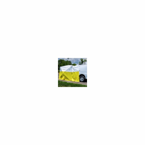 PELSUE 6508DRAD-FS FIBER OPTIC SPLICE TENT 8X8X6 feet white/black rear wall zipper with case