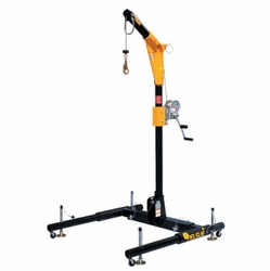 PELSUE BA24 DAVIT OFFSET ARM, ALUM., W/PULLEY & U-BRACKET, 18 inches /24 inches OFFSET REACH