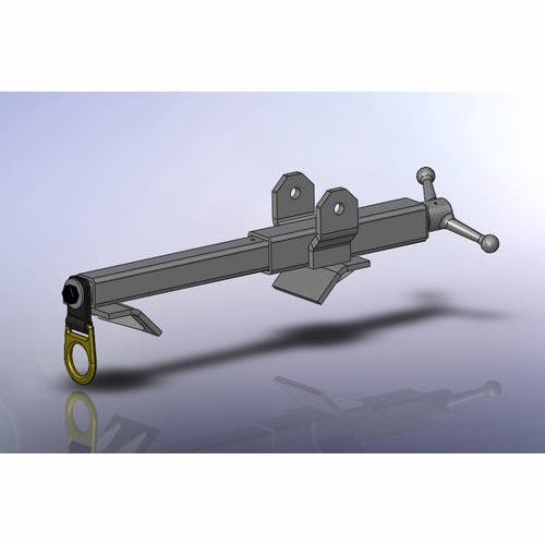 Pelsue Bc-14S Davit Anchor Clamp - Adjustable 4 Inch  To 14 Inch