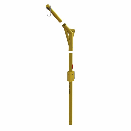 PELSUE DK1218 DAVIT MAST, INCLUDES CENTER POST, ELBOW & 12/18 I OFFSET ARM (BASE & WINCH SEPARATE)