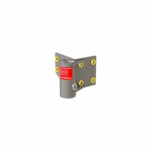 Pelsue Dsp-A2 Davit Wall Mounted Plate/Sleeve 90 Degree Outside Mount, Plated Steel