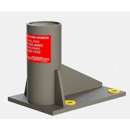 Pelsue Dss-F1  Davit Floor Mounted Base Plate/Sleeve, Stainless Steel New