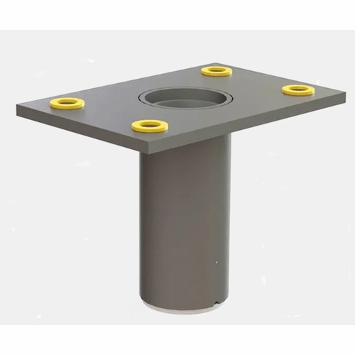 Pelsue Dss-F3 Davit Flush Floor Mount Sleeve For Existing Concrete, Stainless Steel New