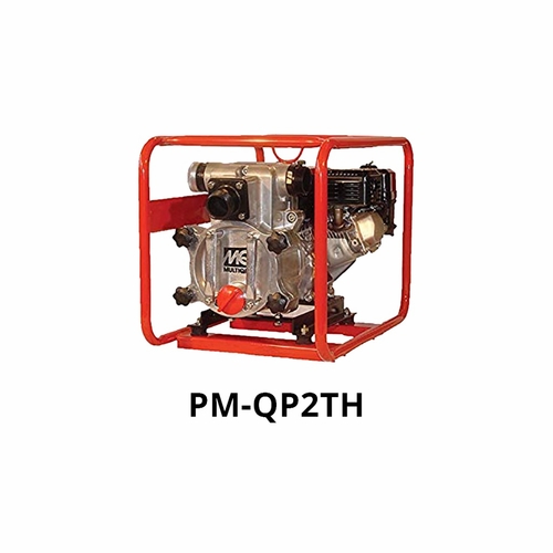 Pelsue Flygt Pm-Qp2Th Trash Pump, Centrifugal, Honda Gasoline 4.8 Hp 2 Inch  Discharge 211 Gpm