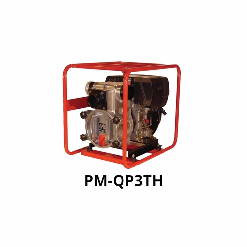 Pelsue Flygt Pm-Qp3Th Trash Pump, Centrifugal, Honda Gasoline 7.9Hp 3 Inch  Discharge 396 Gpm
