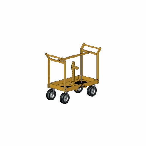 Pelsue Hsx2 Davit 2 Foot Extension Bar For Vehicle Mount, Plated Steel