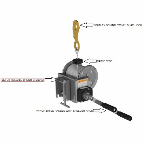 Pelsue Ma-Pp1 Quick Release  Bracket For Winch