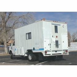 PELSUE SPLICING VAN FIBER OPTIC SPLICING VAN - HI-CUBE OR CARGO VAN BODY STYLES