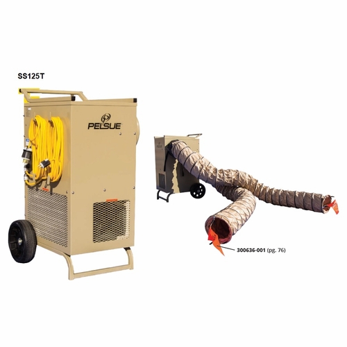 PELSUE SS200T PORTABLE A/C 240VAC 2.0 TON WITH ELECTRIC HEAT KIT